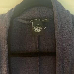 Joan Vassos Stretchy Thin Duster navy